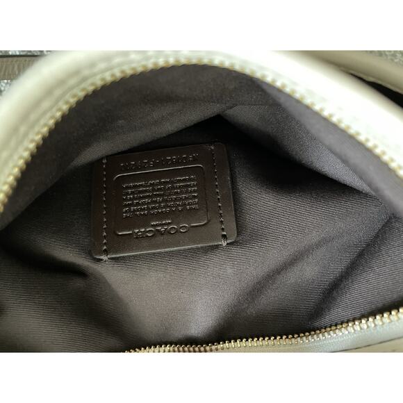 Coach Monogram Signature Shoulder Crossbody Bag Tan - Picture 9 of 12